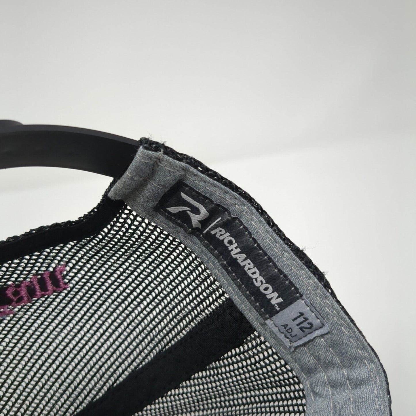 Cross Mustache Snapback Mesh Back Trucker Hat Gray One Size Richardson