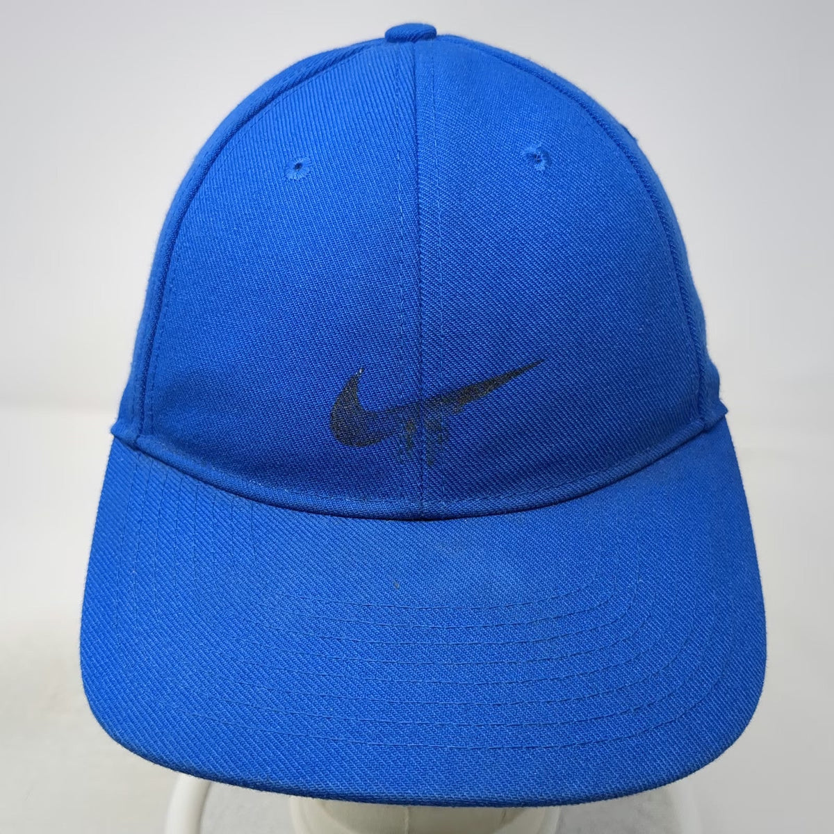 Nike Baseball Cap Blue One Size Strapback Swoosh Dri-Fit Legacy91 Athletic Hat
