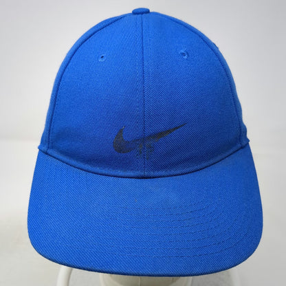 Nike Baseball Cap Blue One Size Strapback Swoosh Dri-Fit Legacy91 Athletic Hat
