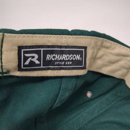 Richardson Baseball Cap Green One Size Slideback Cotton Hat Thunder Mountain