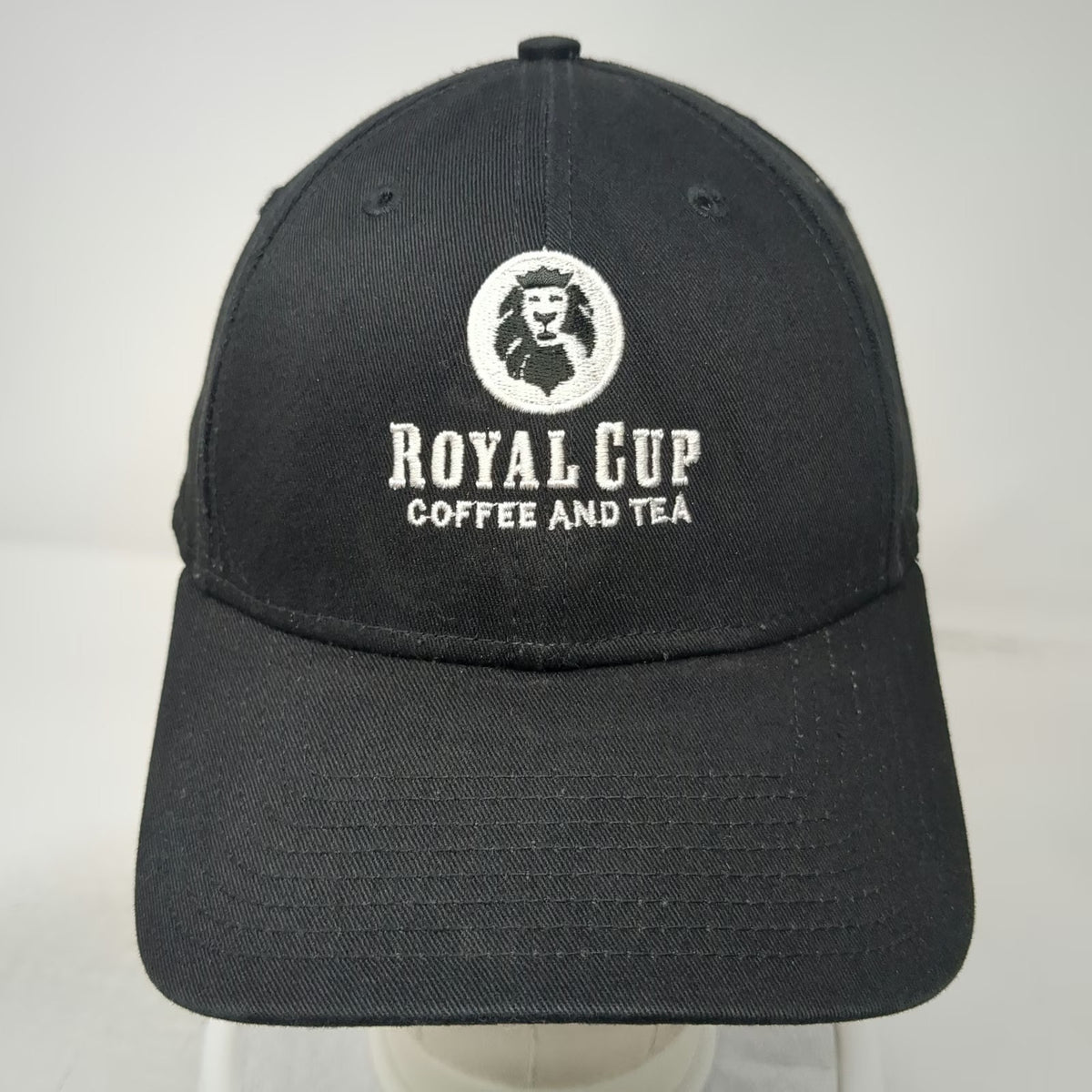 New Era Baseball Cap Black One Size Royal Cup Coffee and Tea Strapback Hat