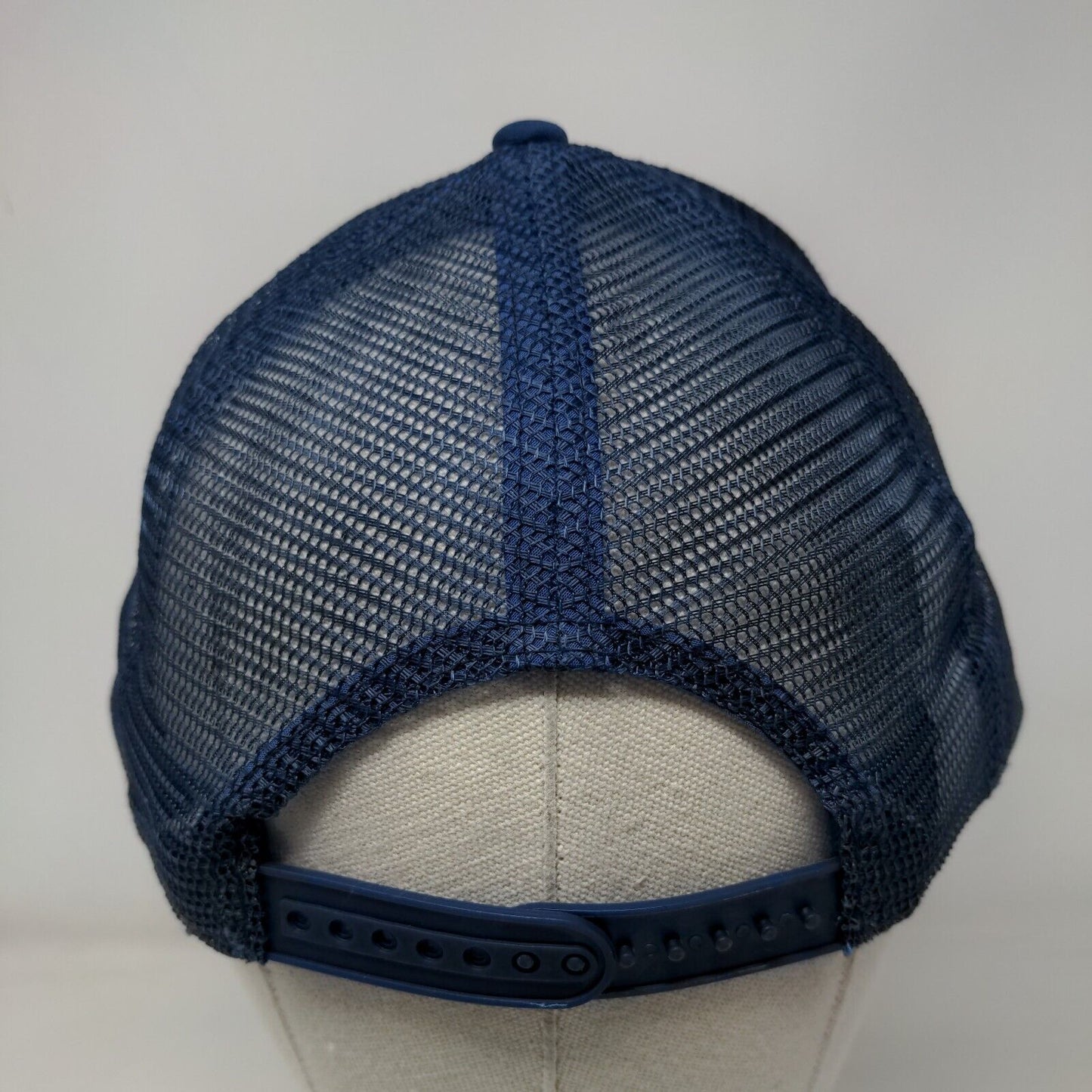 Superlative Conspiracy Snapback Trucker Hat Blue OSFM Mesh Back WeSC