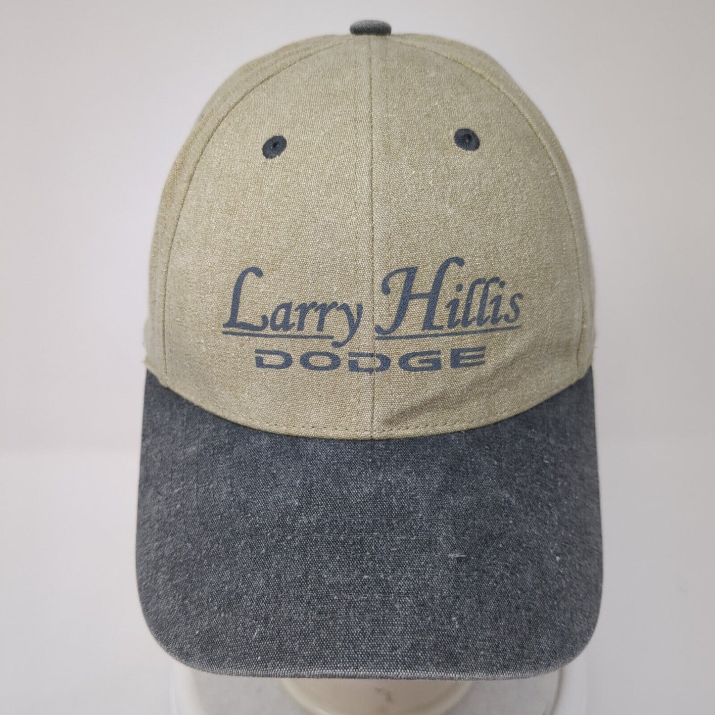 Larry Hillis Dodge Slideback Hat Multi One Size Adjustable Vented Holes Cotton