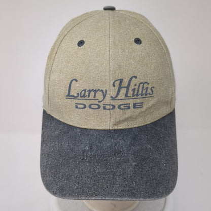 Larry Hillis Dodge Slideback Hat Multi One Size Adjustable Vented Holes Cotton