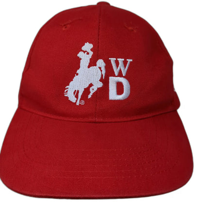 Monarch Promotions Wyoming Downs Bucking Horse Red One Size Baseball Cap Hat