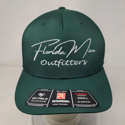 Florida Man Outfitters Strapback Hat Green Small Flexfit Adjustable Richardson