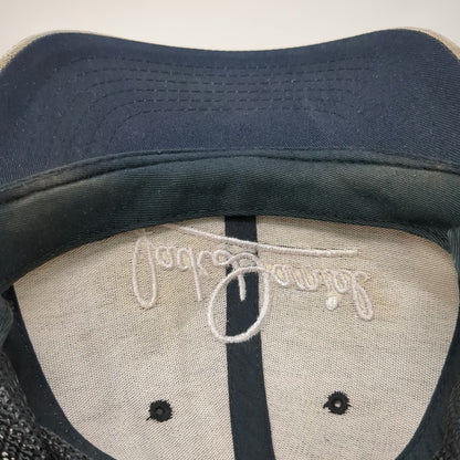 Jack Daniel's Trucker Hat Blue One Size Mesh Back Snapback Embroidered Logo