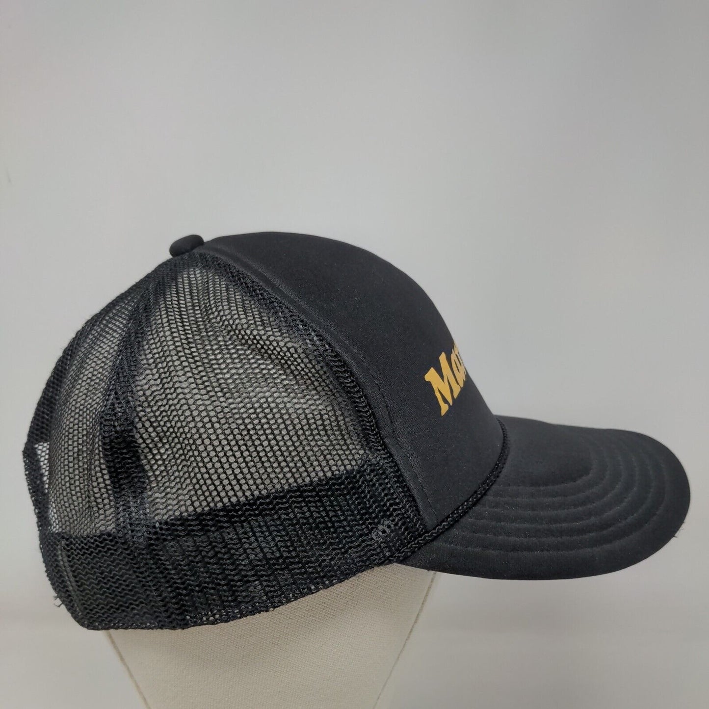 Mamacita Snapback Mesh Back Rope Trucker Hat Black OSFM Solid Otto