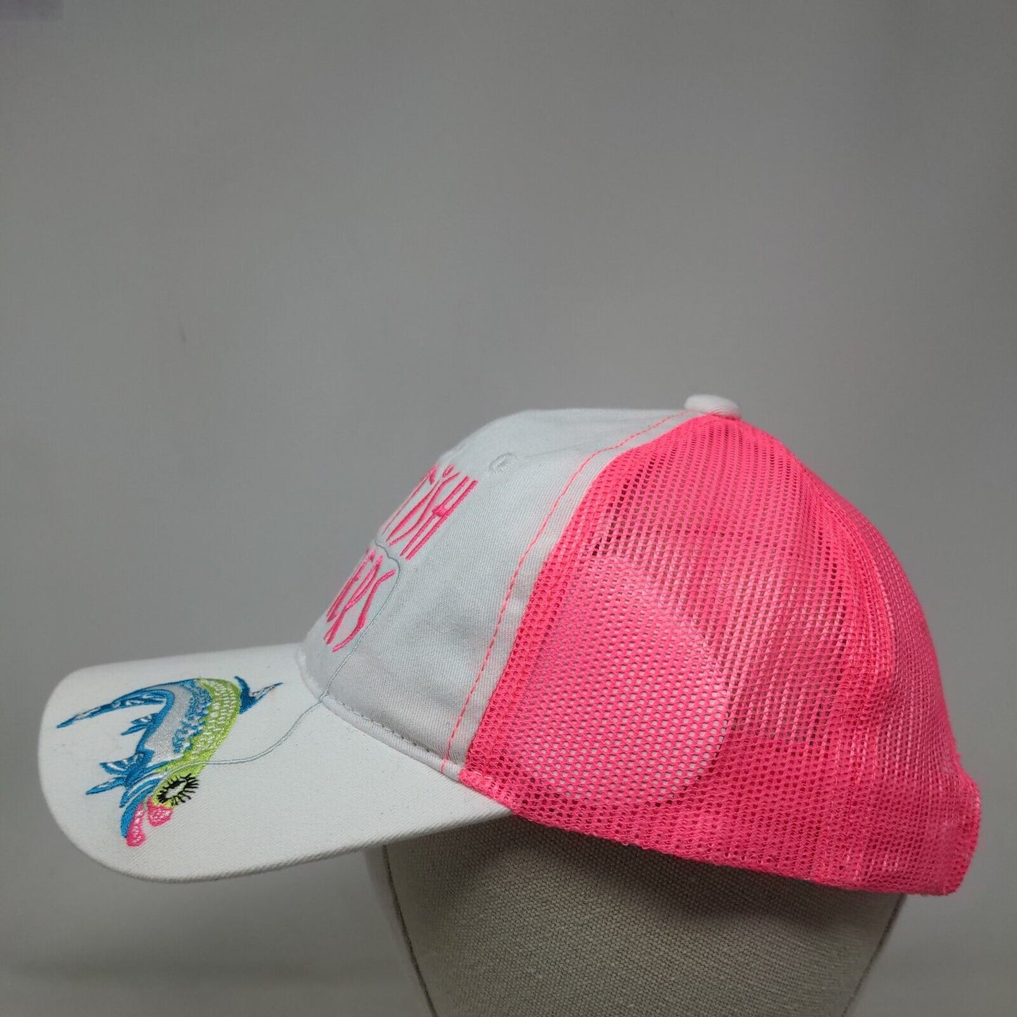 Ladyfish Charters Strapback Mesh Back Trucker Hat Multi 56cm Adjustable