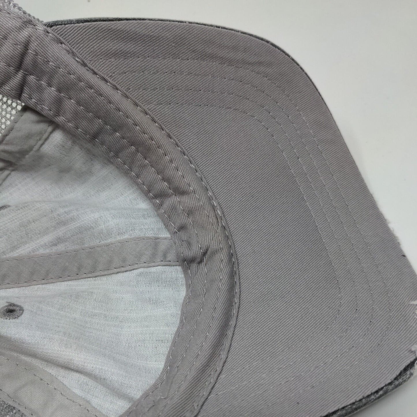 Strawberry Strapback Mesh Back Trucker Hat Gray OSFA Adjustable HG
