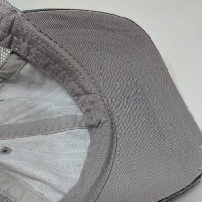 Strawberry Strapback Mesh Back Trucker Hat Gray OSFA Adjustable HG