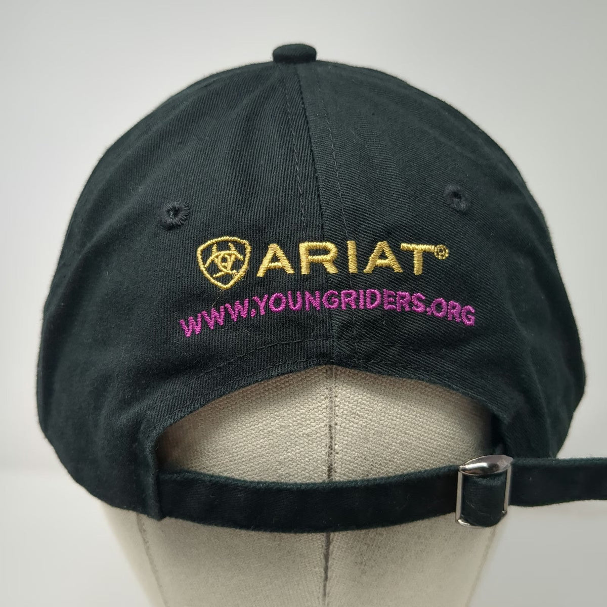 Fersten Worldwide Baseball Cap Black One Size Equestrian Horse Ariat Adequan Hat