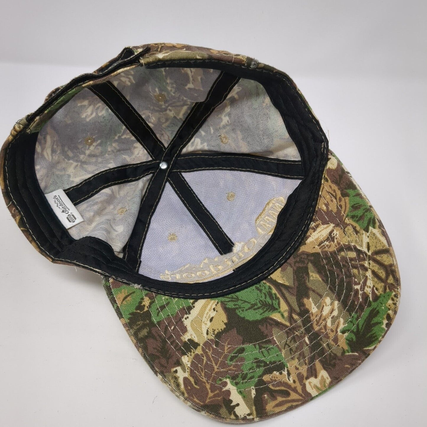 NAPA Outdoors Strapback Hat Camouflage One Size Adjustable Embroidered 6 Panel