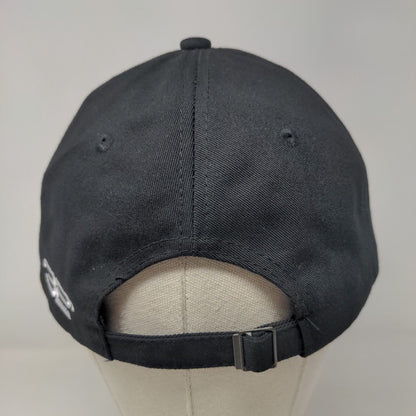 32 Degrees Slideback Hat Black One Size Solid Adjustable Embroidered