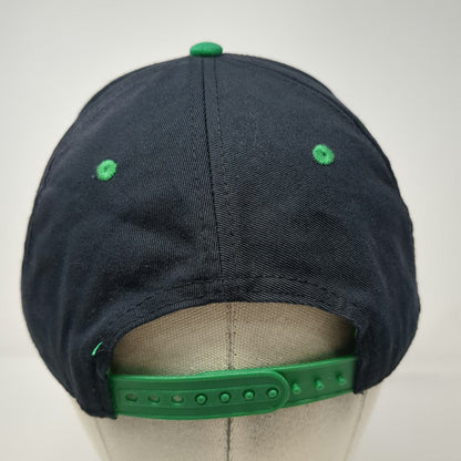 5 Panel Black Green One Size Philly Skyline Graphic Embroidered Snapback Hat