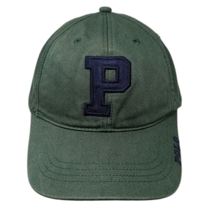 Ralph Lauren Polo Sport Baseball Cap Green One Size Varsity P Strapback Hat