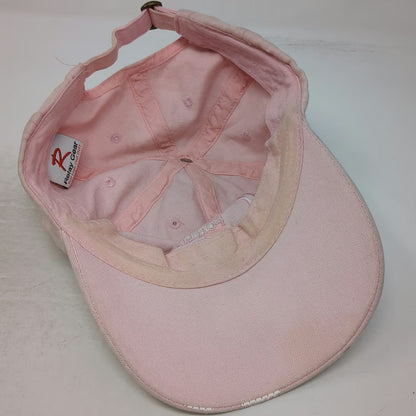 Relay Gear Baseball Cap Pink One Size American Cancer Society Moon Stripes Hat