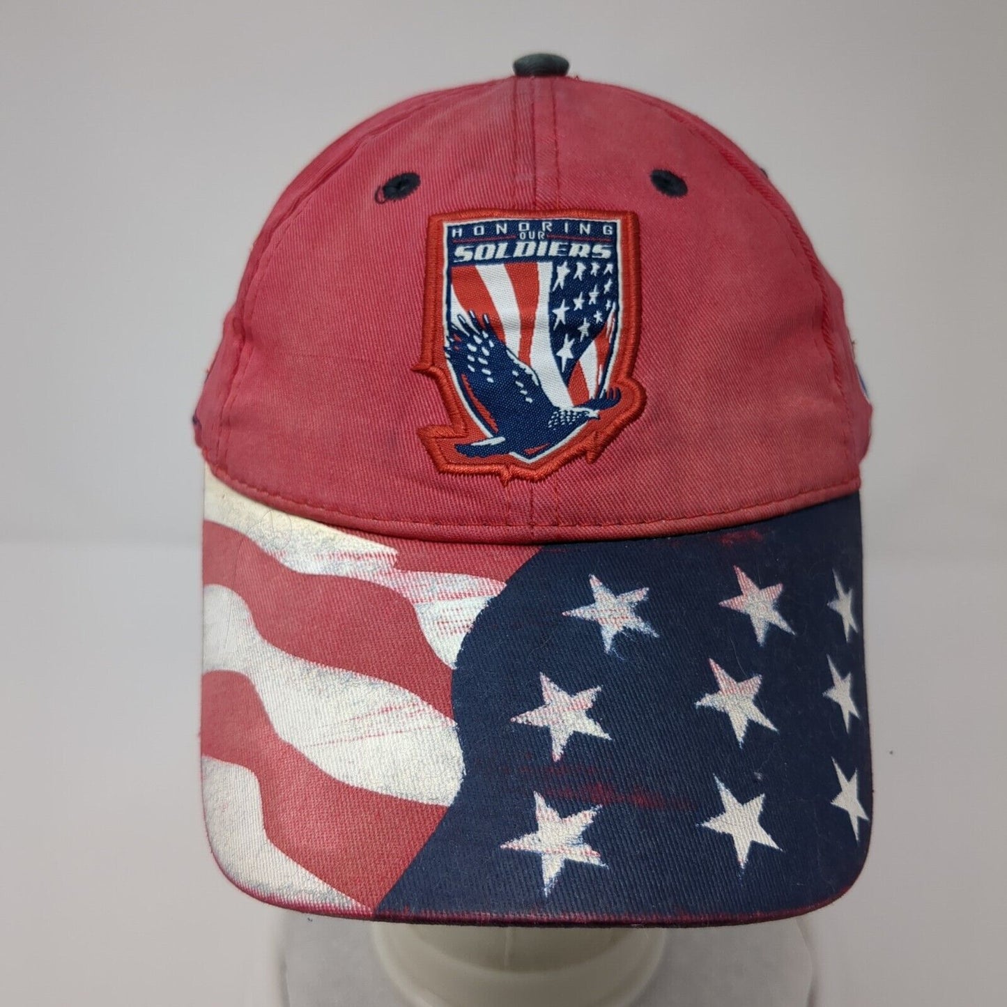 Hendrick Motorsports Strapback Hat Red White Blue Patriot9ic Honoring Soldiers