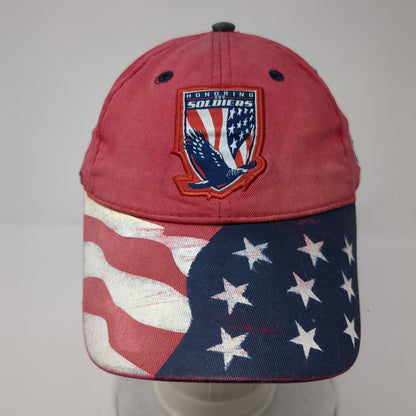 Hendrick Motorsports Strapback Hat Red White Blue Patriot9ic Honoring Soldiers