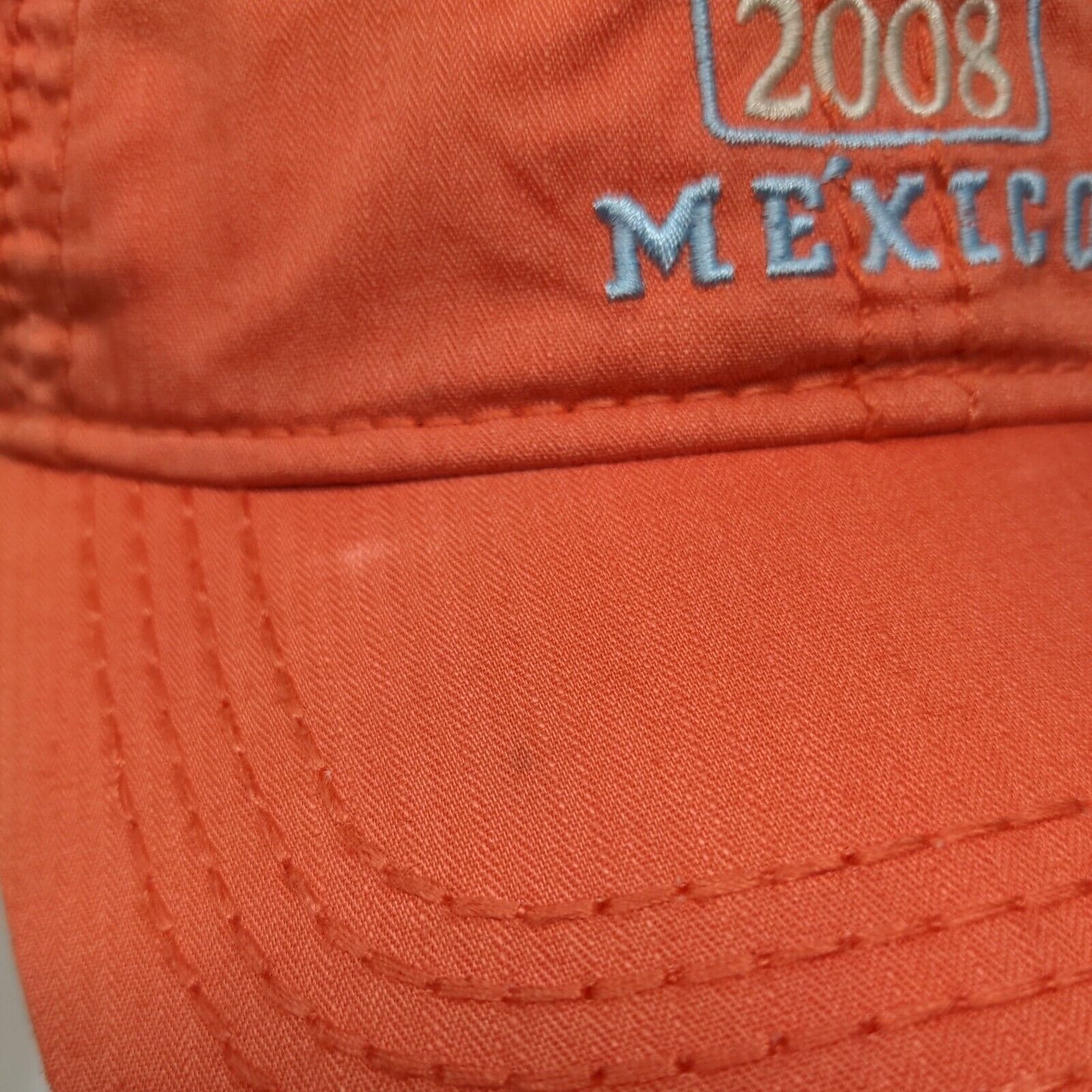 Xplor Mexico Est 2008 Strapback Hat Orange One Size Adjustable Jacobson Hat