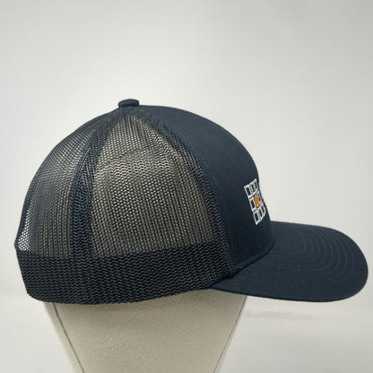 Pacific Headwear Trucker Hat Black One Size Snapback Mesh Merrick Logo Graphic