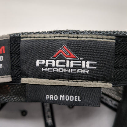 CI Softball Fitted Mesh Back Trucker Hat Gray 6 7/8-7 3/8 Embroidered