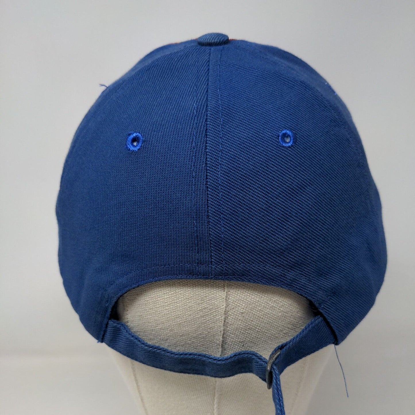 Unbranded Slideback Hat Blue One Size Adjustable Vent Holes 6 Panel