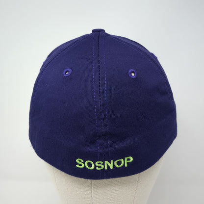 Glenn Electric Inc. Sosnop Fitted Hat Purple XL Embroidered Cap America