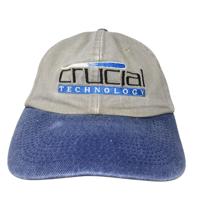 Crucial Technology Slideback Hat Multi OSFA Adjustable Embroidered