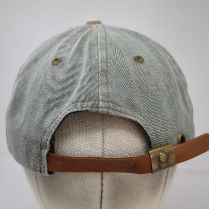 Imperial Baseball Cap Green One Size Slideback Made in USA Blank Two Tone Hat