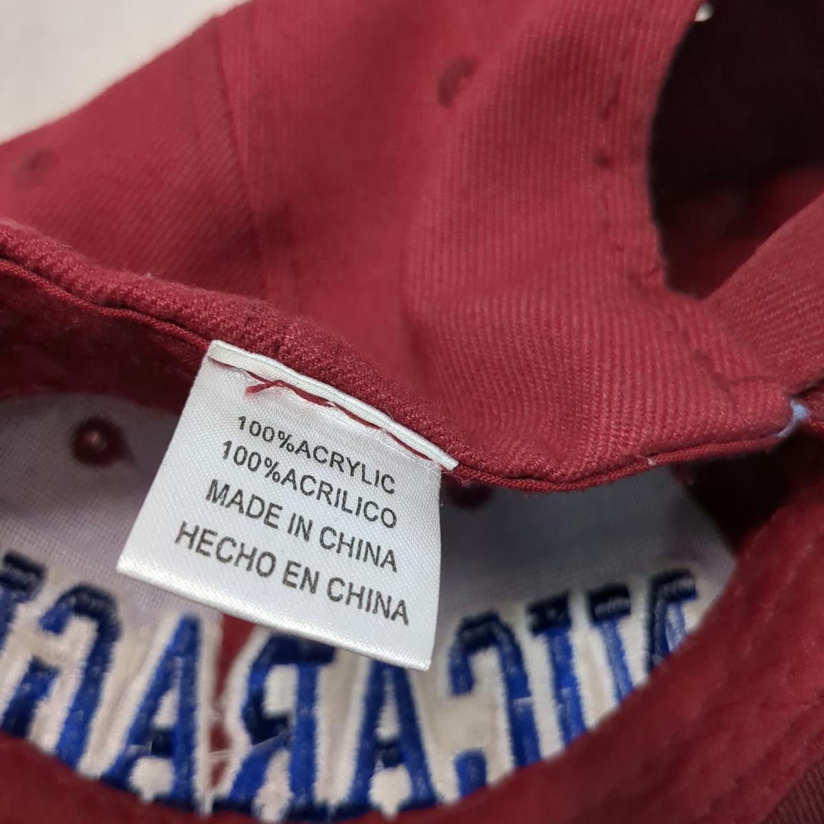 Nicaragua Baseball Cap Red One Size Strapback Flag Patch Country Embroidered Hat