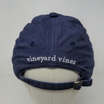 Vineyard Vines Women's Slideback Hat Blue Adjustable Whale Logo Embroidered