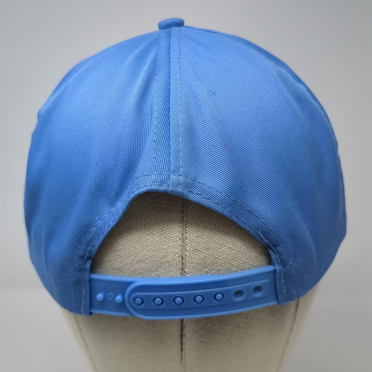 Mountain Marketing Friddle Custom Combining Blue Snapback Hat Harvester Vintage