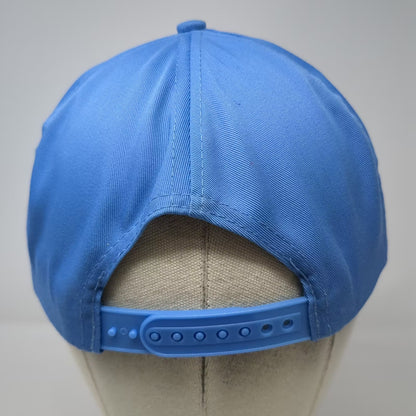 Mountain Marketing Friddle Custom Combining Blue Snapback Hat Harvester Vintage