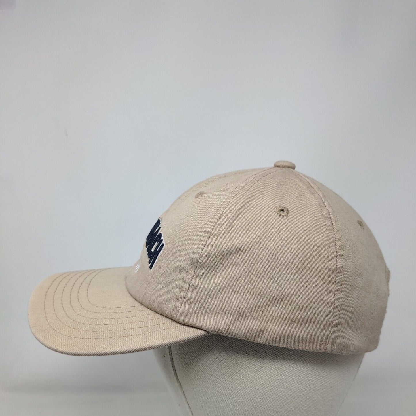 Palm Beach Slideback Hat Tan One Size Adjustable Embroidered E by Elidan