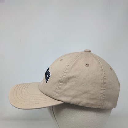 Palm Beach Slideback Hat Tan One Size Adjustable Embroidered E by Elidan