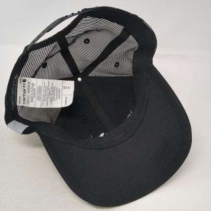 Carhartt Trucker Hat Black One Size Samsung Corporate Logo Mesh Back Snapback