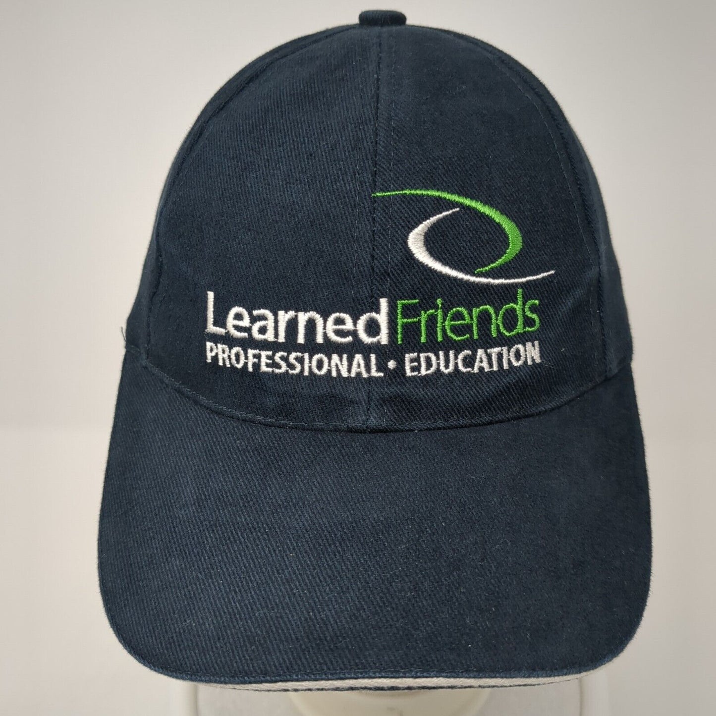 Learned Friends Professional Education Slideback Hat Blue OS Adjustable Cotton