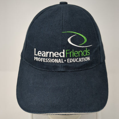 Learned Friends Professional Education Slideback Hat Blue OS Adjustable Cotton