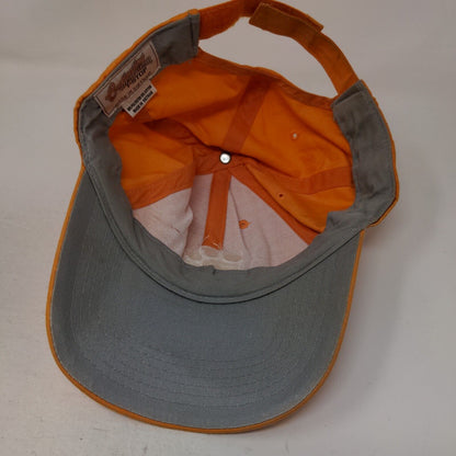 Clemson Tigers Strapback Hat Orange Embroidered Logo PawPrint Captivating NCAA