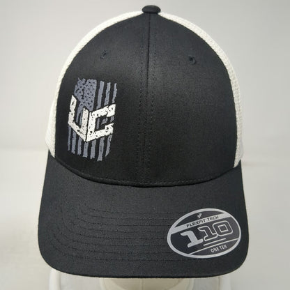 Port Authority Trucker Hat Black One Size Northwest Safety UC Flag Mesh Snapback