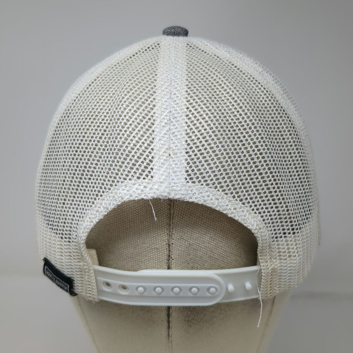 NAMEBRAND Trucker Hat Gray White One Size Mesh Snapback World Class Creatives
