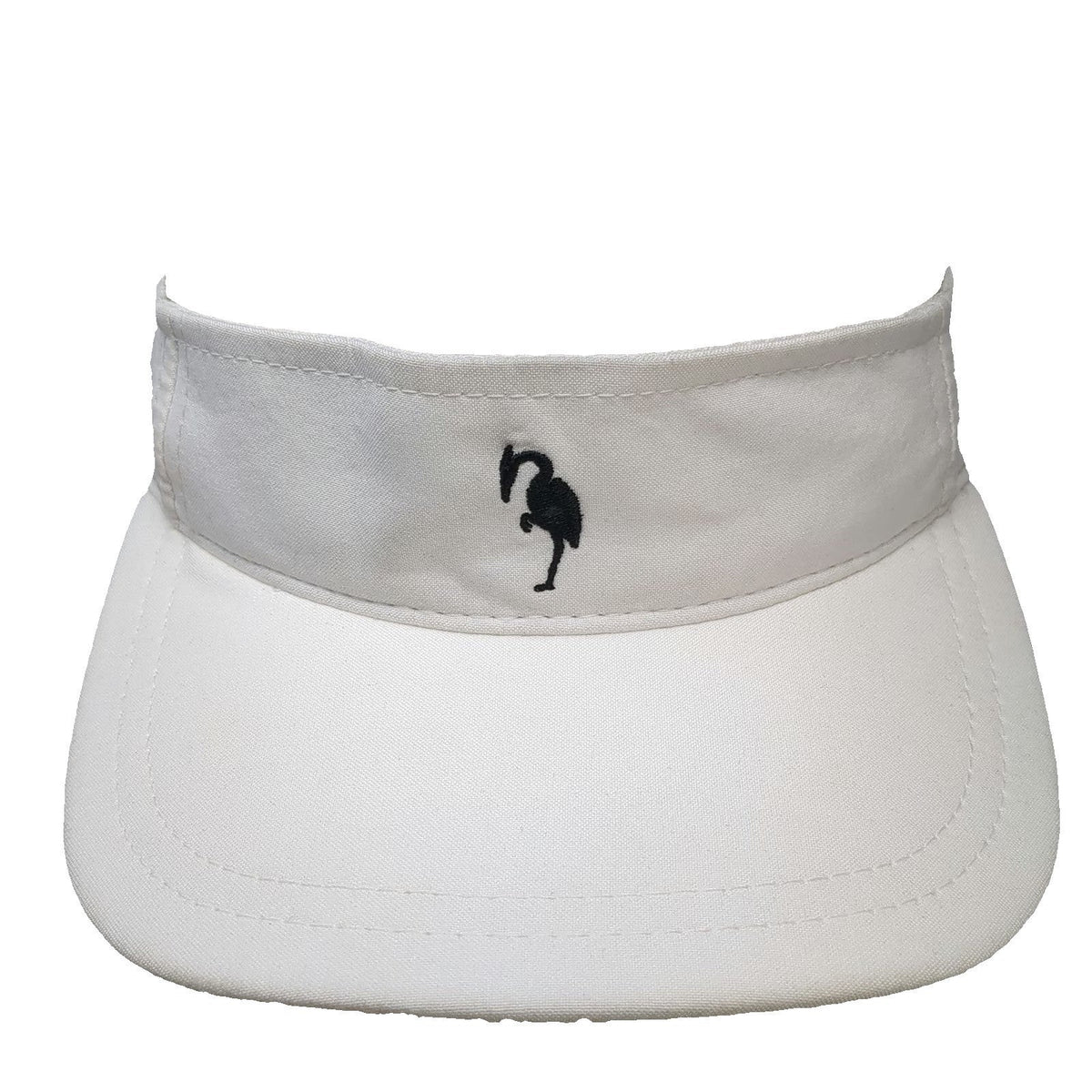 Legendary Visor White One Size Flamingo Crane Creek Tennis Strapback Golf Hat