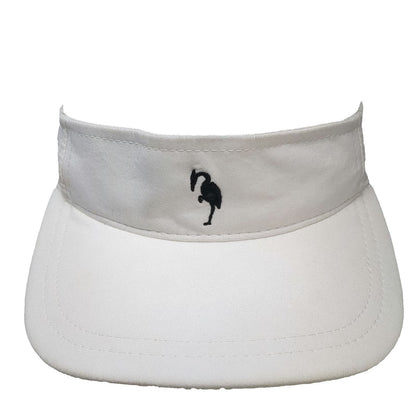 Legendary Visor White One Size Flamingo Crane Creek Tennis Strapback Golf Hat