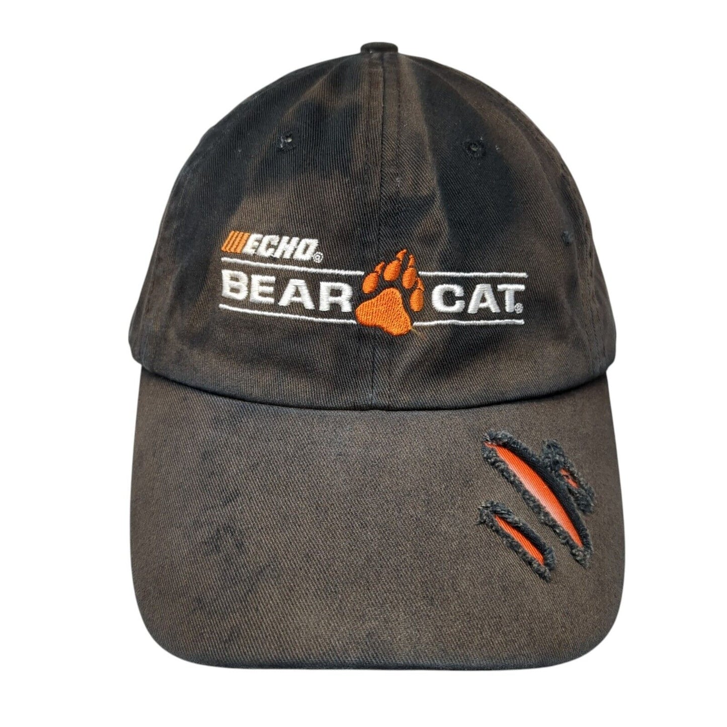 Echo Bear Cat Slideback Hat Black One Size Embroidered K-Products