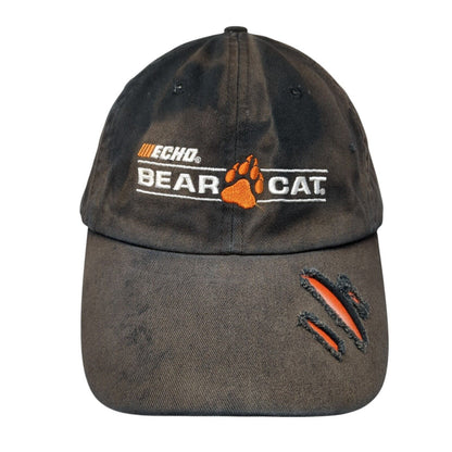 Echo Bear Cat Slideback Hat Black One Size Embroidered K-Products