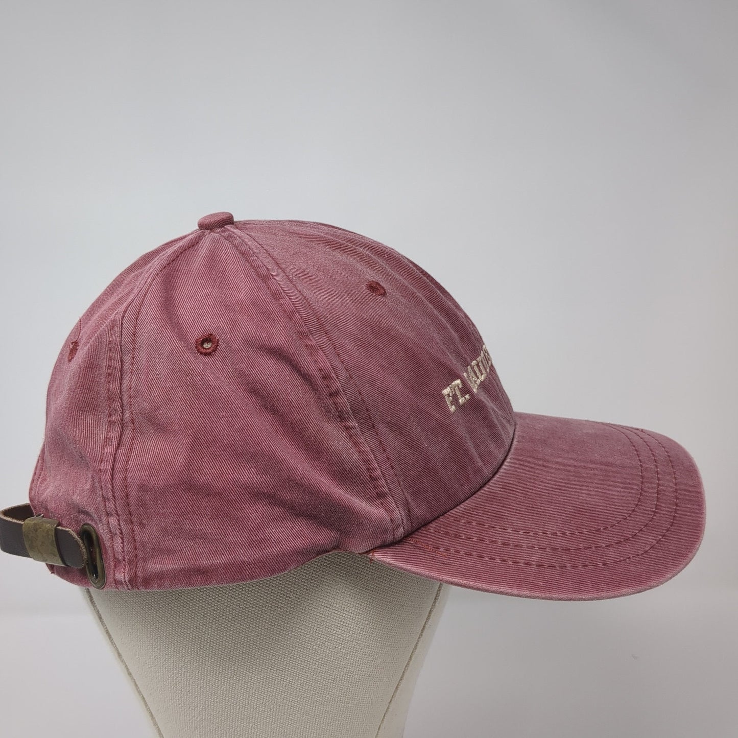 Ft. Lauderdale Slideback Baseball Cap Red One Size Adjustable Embroidered Adams