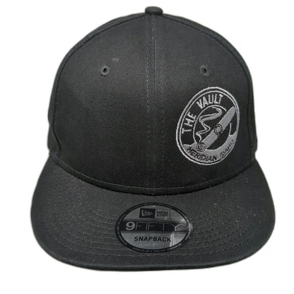 New Era Snapback Black One Size The Vault Meridian Idaho Cigar Graphic Logo Hat