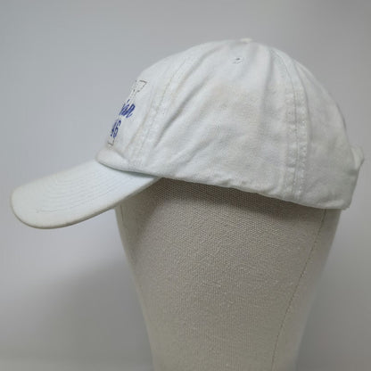 Perrin Smithsonian Institution White One Size Baseball Cap Slideback Hat Cotton