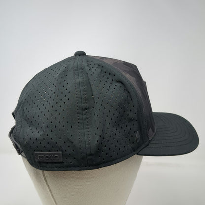 Melin Trucker Hat Black Gray L Camo Mesh Snapback 5 Panel Odyssey Hydro Hat